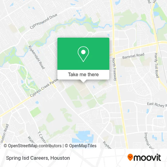 Spring Isd Careers map