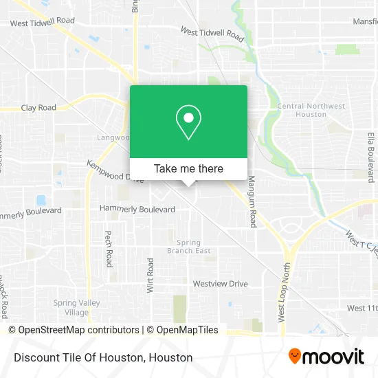 Discount Tile Of Houston map