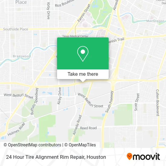 24 Hour Tire Alignment Rim Repair map
