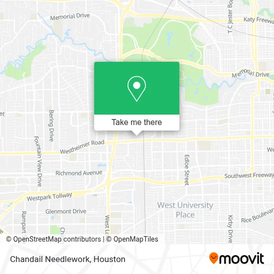 Chandail Needlework map
