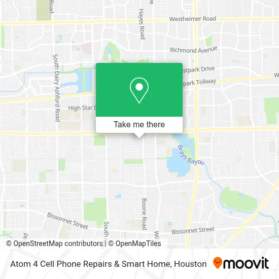 Atom 4 Cell Phone Repairs & Smart Home map