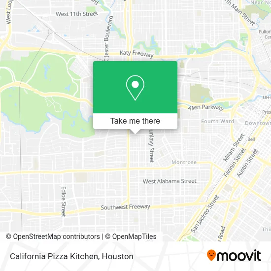 California Pizza Kitchen map