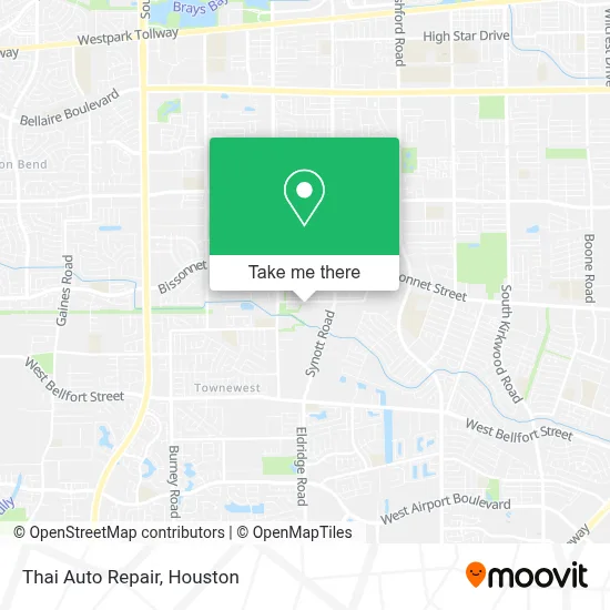 Thai Auto Repair map