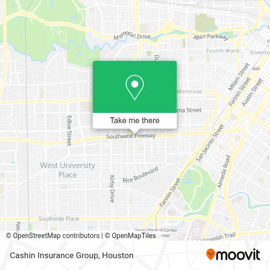 Cashin Insurance Group map