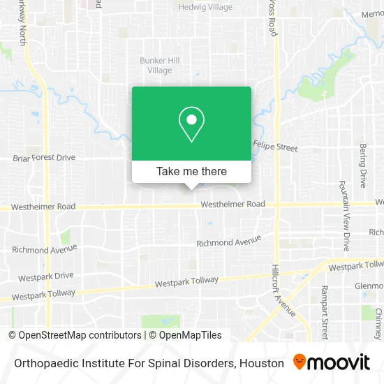 Orthopaedic Institute For Spinal Disorders map