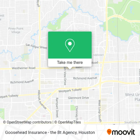 Goosehead Insurance - the Bt Agency map
