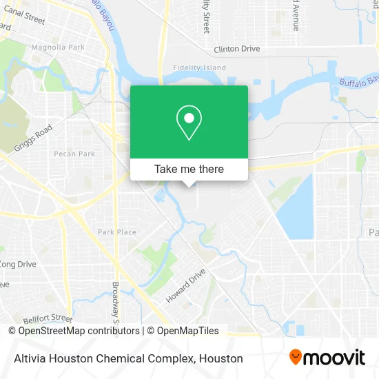 Altivia Houston Chemical Complex map