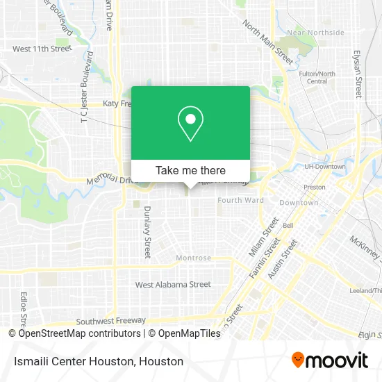 Ismaili Center Houston map