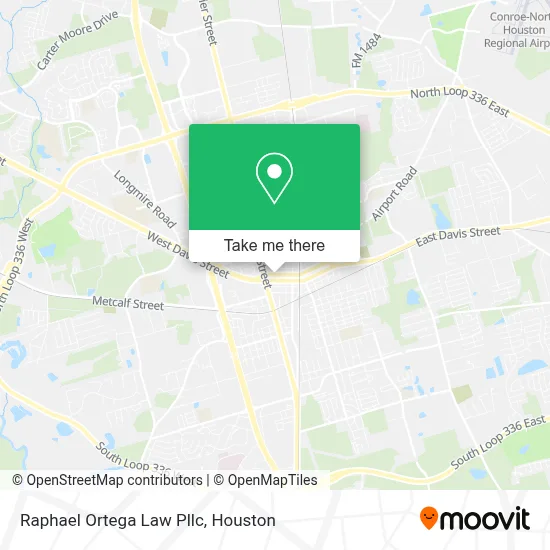 Mapa de Raphael Ortega Law Pllc