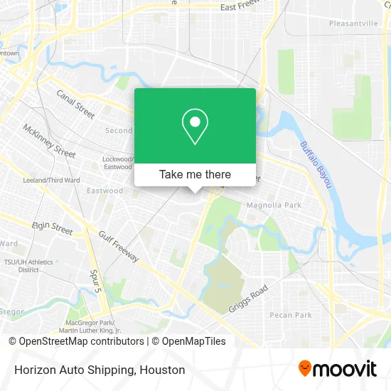 Horizon Auto Shipping map