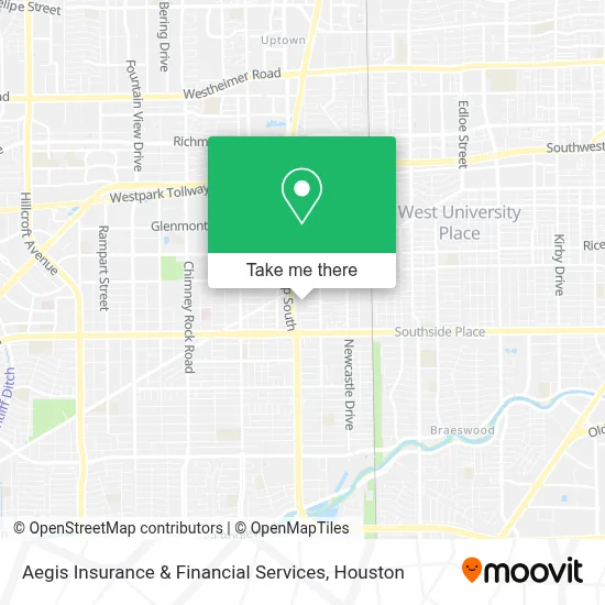 Aegis Insurance & Financial Services map