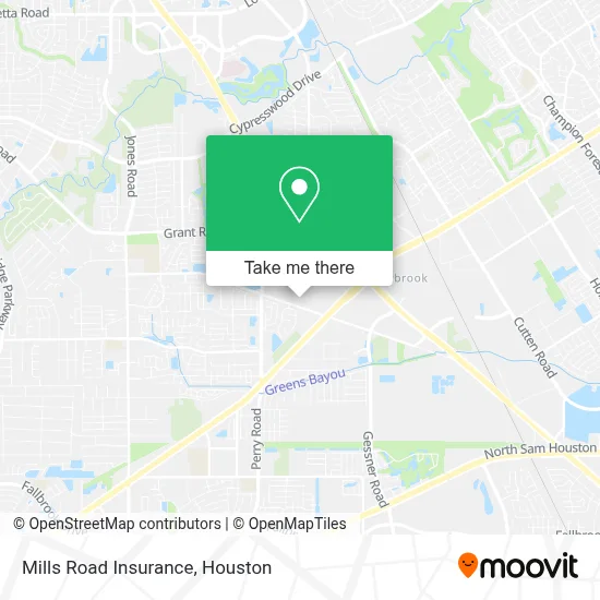 Mills Road Insurance map