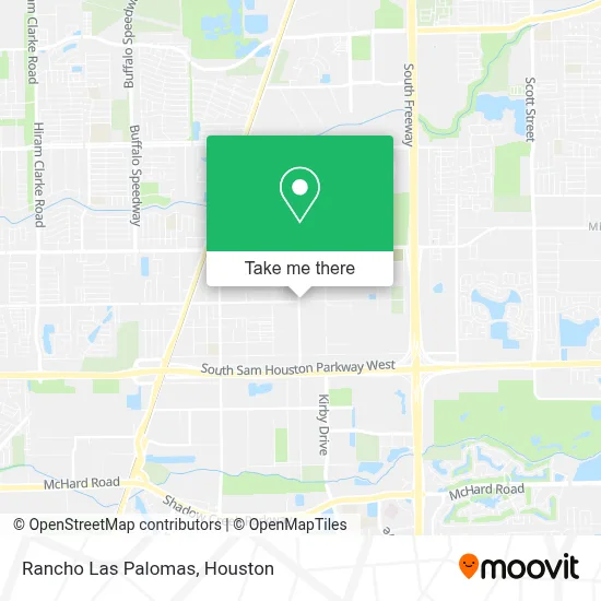 Rancho Las Palomas map