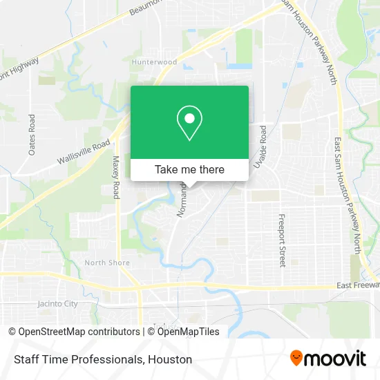 Staff Time Professionals map