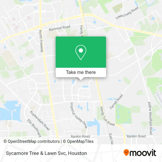 Sycamore Tree & Lawn Svc map