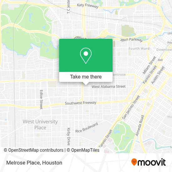 Melrose Place map