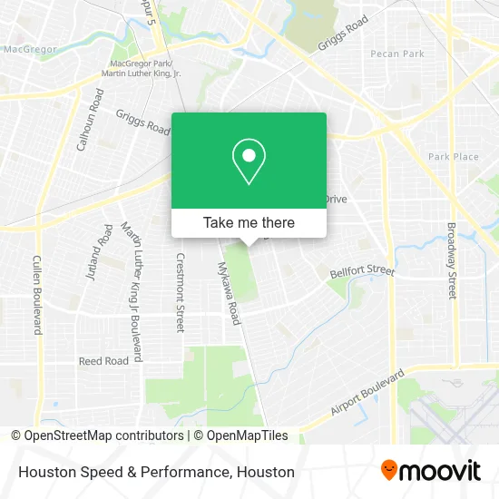 Houston Speed & Performance map
