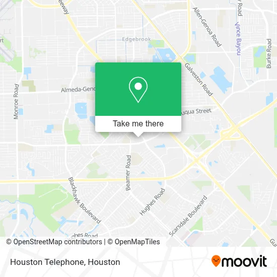 Houston Telephone map