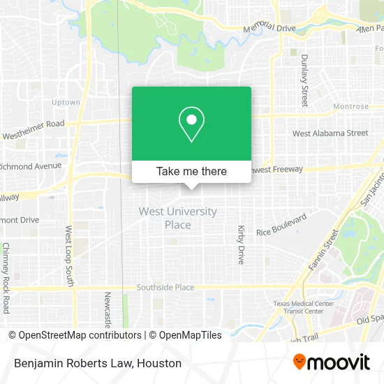 Benjamin Roberts Law map