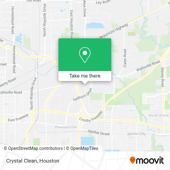 Crystal Clean map