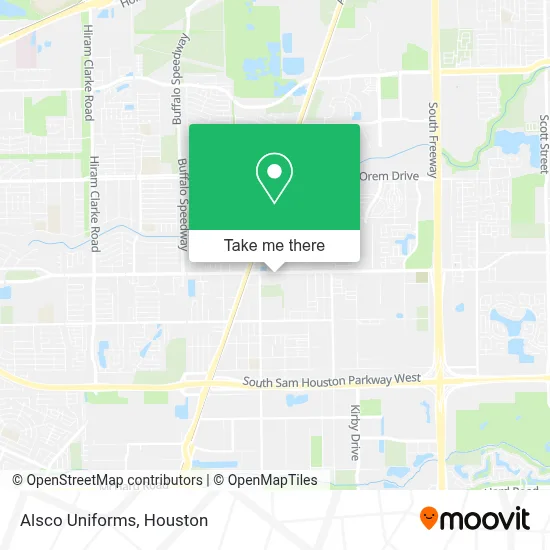Alsco Uniforms map