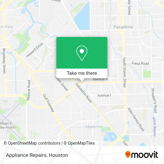 Appliance Repairs map