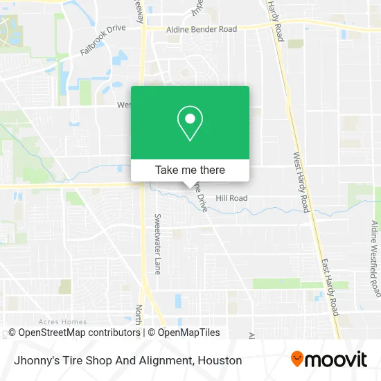 Jhonny's Tire Shop And Alignment map