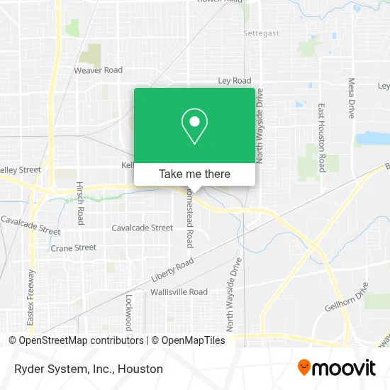 Ryder System, Inc. map