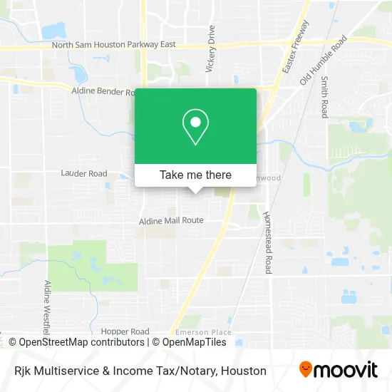 Mapa de Rjk Multiservice & Income Tax / Notary