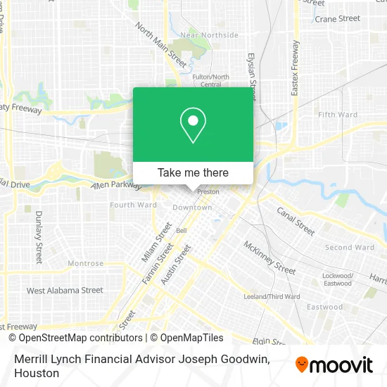 Merrill Lynch Financial Advisor Joseph Goodwin map