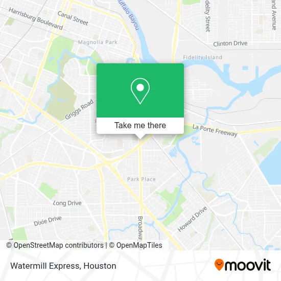 Watermill Express map