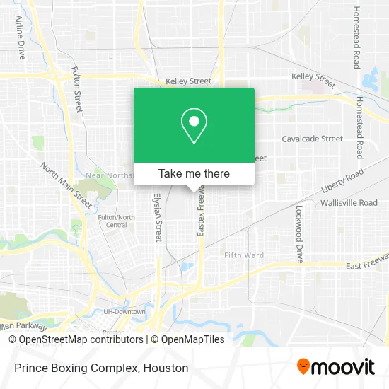 Prince Boxing Complex map