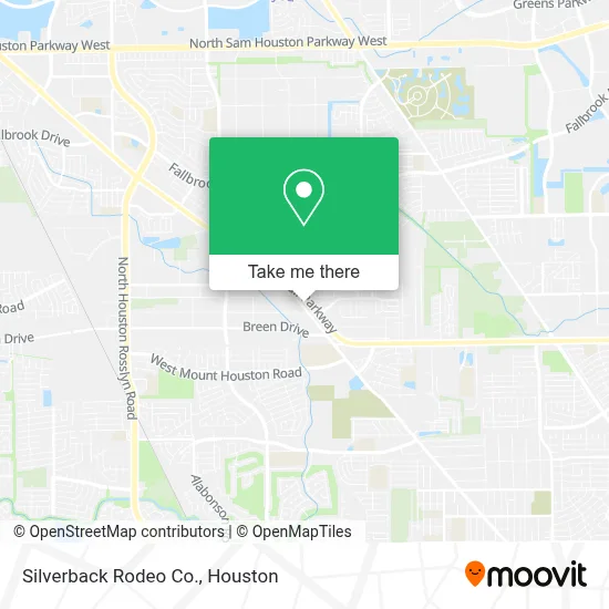 Silverback Rodeo Co. map