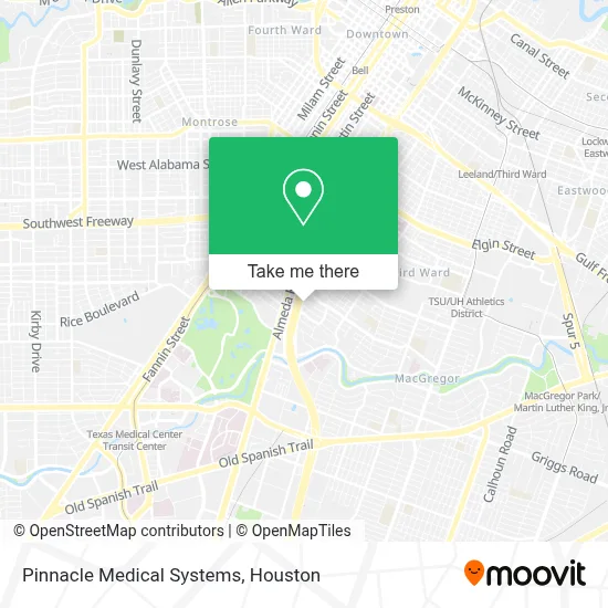 Pinnacle Medical Systems map