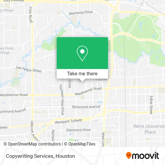 Copywriting Services map