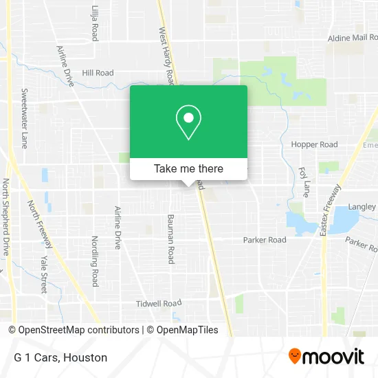 G 1 Cars map