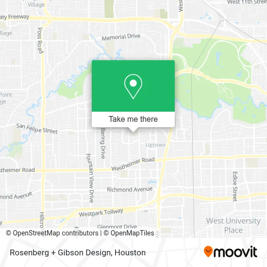 Rosenberg + Gibson Design map