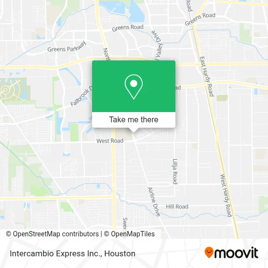 Intercambio Express Inc. map