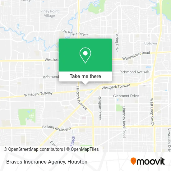 Bravos Insurance Agency map