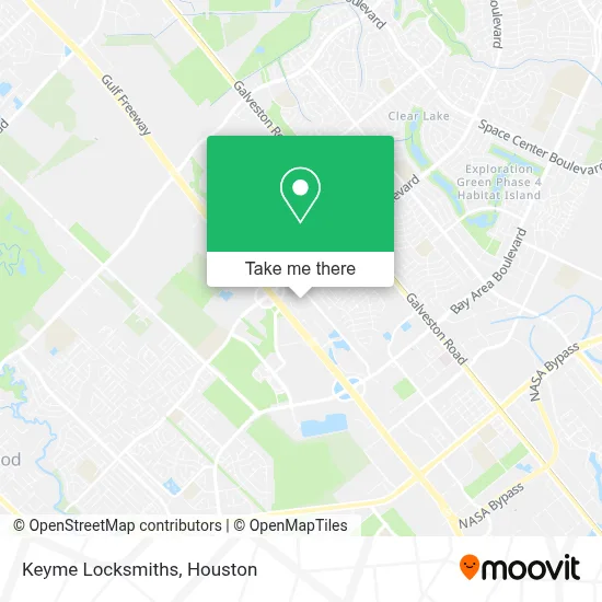 Keyme Locksmiths map