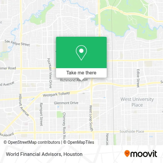 World Financial Advisors map