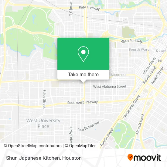 Shun Japanese Kitchen map