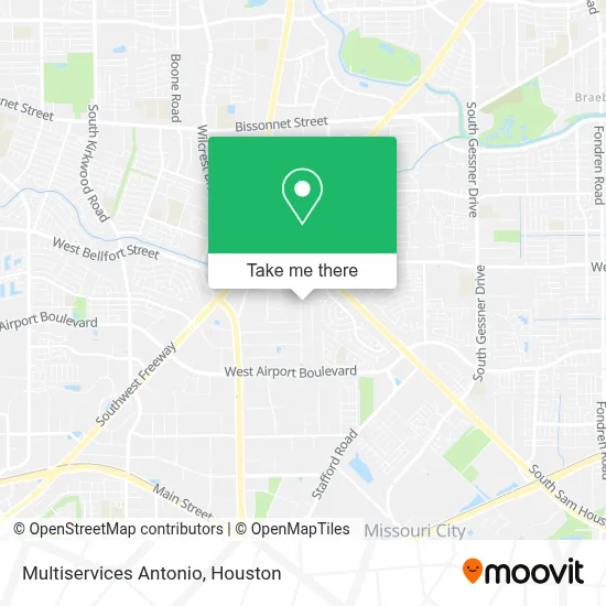 Multiservices Antonio map