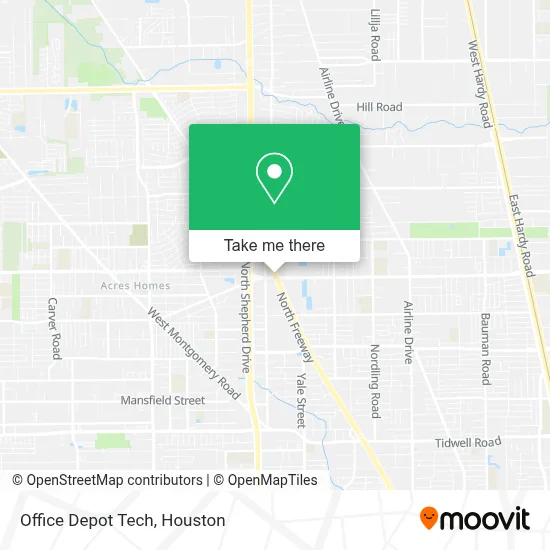 Office Depot Tech map