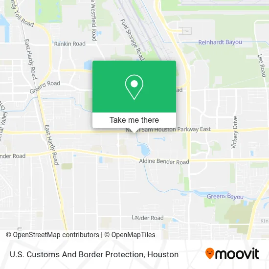 U.S. Customs And Border Protection map