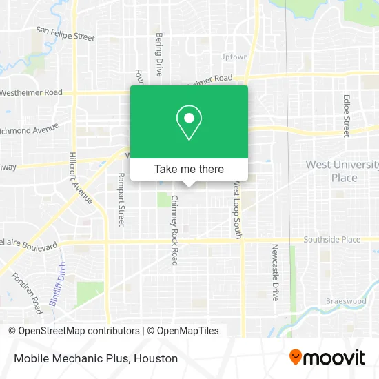 Mobile Mechanic Plus map