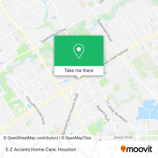 E-Z Access Home Care map
