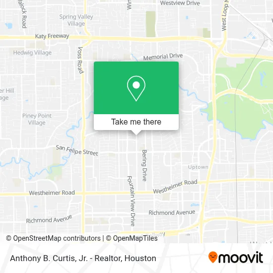 Anthony B. Curtis, Jr. - Realtor map