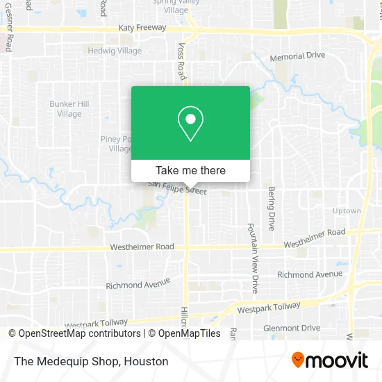 The Medequip Shop map