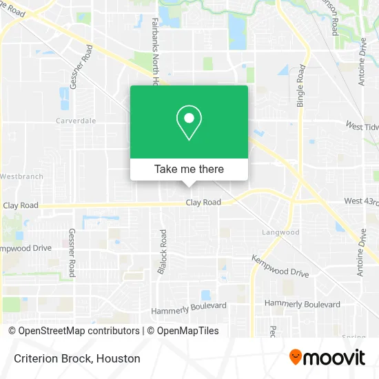 Criterion Brock map